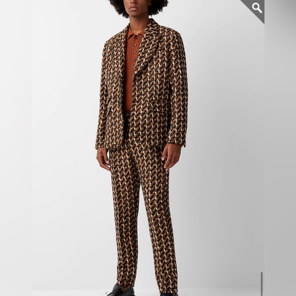 Brand new Richard macrotweed jacket ERDEM size 52 XL - Picture 6 of 17